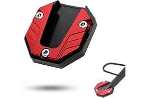 ZORTVUL Support Universel Béquille Moto Élargissement Pied Plaque De Béquille Pied De Béquille Latérale Agrandir Support Pied Extension Pad Pied Béquille Latérale Agrandir