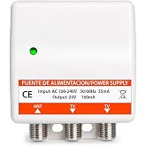 CABLEPELADO - Power supply for indoor amplifier, Maximum output current: 160mA, Output voltage: 24V DC, Frequency range: 5-10
