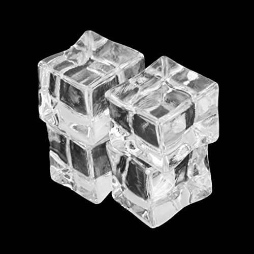20pcs Künstliche Acryl Eiswürfeln Kristall Barwar Hochzeitsdeko – 3cm - 2