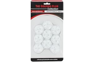 The Golfers Club Plastic Airflow Golf Balls x 9 (White)