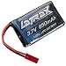 Produktbild LATRAX 6637 Lithium Polymer 650 mAh 3,7 V Akku wiederaufladbar – Akkus (Lithium Polymer (Lipo), 650 mAh, Spielzeug, 3,7 V, schwarz)