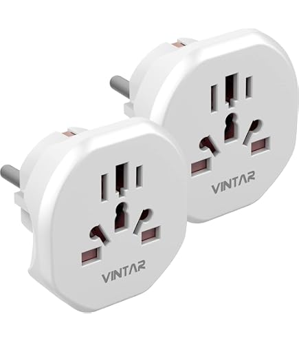 Adaptateur Universel Vers France LENCENT - Prises UK USA Australie Chine Italie Suisse Et Plus - 2 Pièces