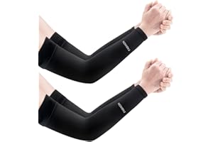 SPEACOUR 2 Paar Arm Sleeves Sport Ärmlinge Herren Anti-UV-Sonnenschutz Arm armstulpen Damen Kühlung Atmungsaktiv Anti-Rutsch Unterarmschutz Tattoo Cover Unisex Gaming Sleeve für im Freien Sport