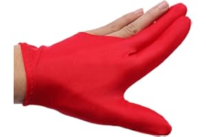 PINKLADY Snooker Pool Billiard Glove Cue Shooter Spandex 3Fingers Glove Left Right Handed