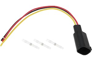 EMSea Motorcykel 3-stifts GPS-reparationskontakt 83300413585 Kompatibel med BMW Rt Gs R F St GT GT, 611656