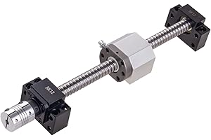 ONLISUM SFU1605-450mm Ballscrew Kit,Anti-Backlash Ball Screw with Ballscrew Nut Housing and End Supports BK/BF12 + Coupler,High Precision Part for CNC Machine