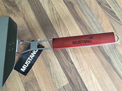 MUSTANG Pizzaheber, Pizzaschaufel mit Holz Klappgriff Stiellänge 32cm Edelstahl - 3