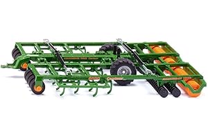 siku 2069, Amazone Centaur, Attrezzo per Trattori Giocattolo, 1:32, Metallo e Plastica, Verde, Rullo Packer Girevole, Telaio Pieghevole, Verniciatura Fedele all'Originale