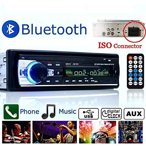 Boom Boost estéreo de coche 12V FM en la radio de la rociada 1 DIN SD / USB AUX Bluetooth Manos libres de la radio de coche autoradio