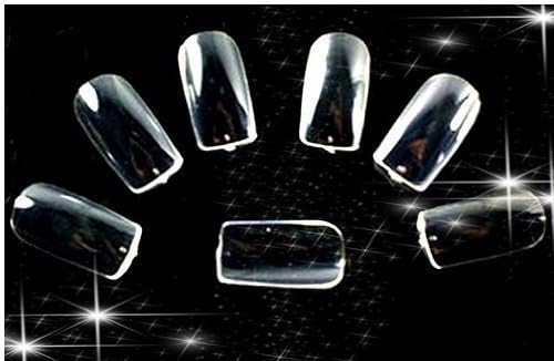 500 Clear False Full Nail Acrylic Artificial Art Nails