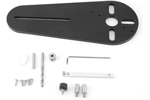 MARHYNCHUS Trimmer Circle Cutting Jig for Trimming Machines Woodworking Milling ircle Milling(A set)