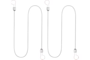 SCSpecial Laccio Airpods 2 Pezzi Cinghia con chiusura magnetica anti-perso compatibile con AirPods 3, 2 e 1. Cordino in silicone protettivo per sport compatibile con Apple cuffie wireless