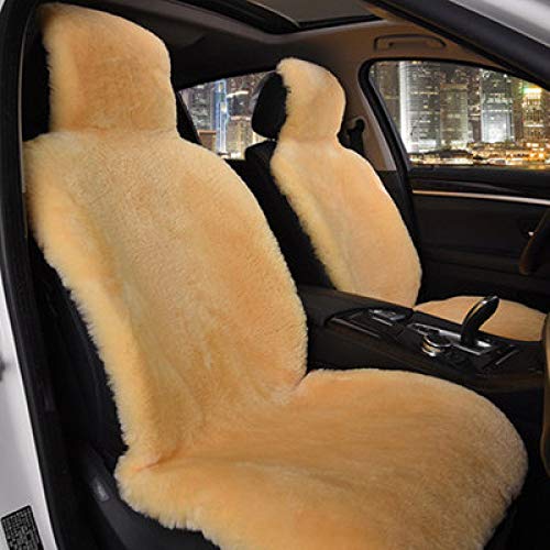 Preisvergleich Produktbild Sheepskin car mat Wolle Autositzkissen Winterplüschautositzkissen Schafschereuniversale Kurze Pelzhaarmatte,1