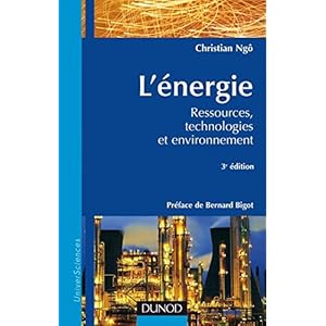 L'énergie - 3ème édition - Ressources, technologies et environnement