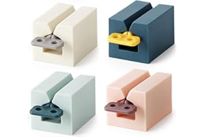 Bessy shop Toothpaste Squeezer Dispenser per dentifricio,4 Pezzi Tubo Rotante Spremiagrumi per dentifricio Supporto per Sedile,per dentifricio Rotazione Dispenser di dentifricio per Bagno