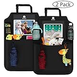 【Einfach zu installieren】Diese Autositzschutz Rückenlehne ist mit zwei verstellbaren Schnallen, die auf dem Autositz in Sekundenschnelle installiert und entfernt werden können.