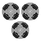 La rueda omnidireccional doble de 48 mm es una rueda de doble fila resistente que proporciona un movimiento de 360 grados con facilidad.