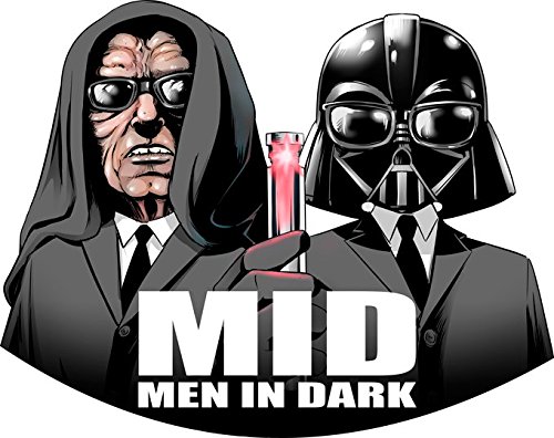 Star-Wars-Men-In-Black-Lustiges-Damen-T-Shirt-Darth-Vader-und-Darth-Sidious-Star-Wars-Men-In-Black-Parodie