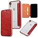 Produktbild Xinanlongjb Für iPhone Xr Slender Refined Protective Tenuous Sky PU-Leder Silikon Hülle (Farbe : Rot)