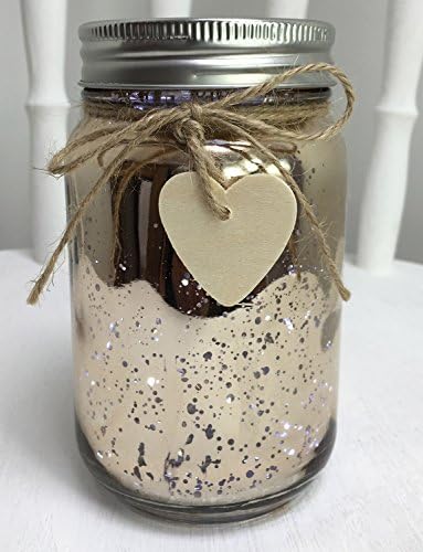 Lovely And Homely LED Firefly Jam Jar Lights 14 x 6 cm (Champagne - Mercury)