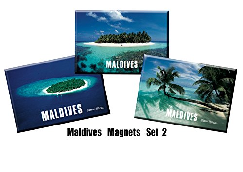 3 Malediven Magnete mit verschiedenen Motiven (Set 2)