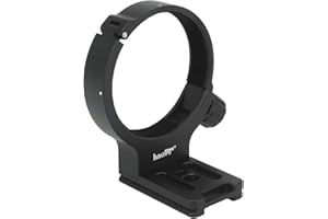 Haoge LMR-C100 Objektivmanschette Fußhalterung Stativhalterung D für Canon EF 100 mm f/2.8L Makro IS USM Objektiv eingebaute Arca Swiss Typ Schnellwechselplatte schwarz