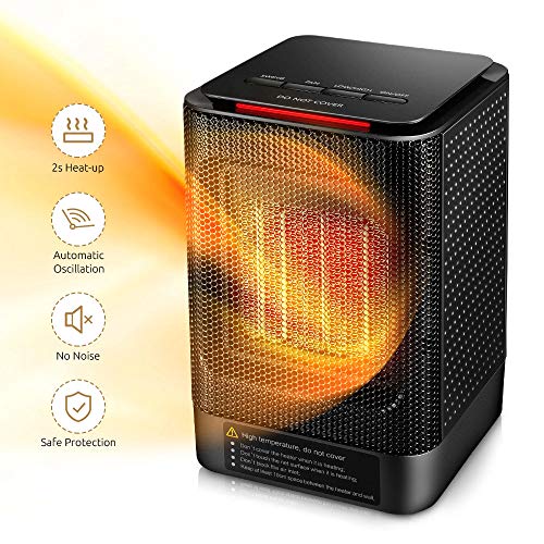 iLifeSmart - Calefactor pequeño (3 niveles de calor)