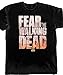 Produktbild Fear The Walking Dead Logo T-Shirt schwarz L