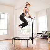 SportPlus Fitness Trampolin, Bungee-Seil-System, Ø 110 cm, bis 130 kg Benutzergewicht - 2