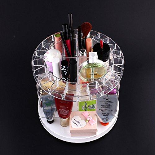 Amzdeal 360°Kosmetik Make Up Organizer Aufbewahrung Ständer Kosmetikbox Kosmetikständer - 3
