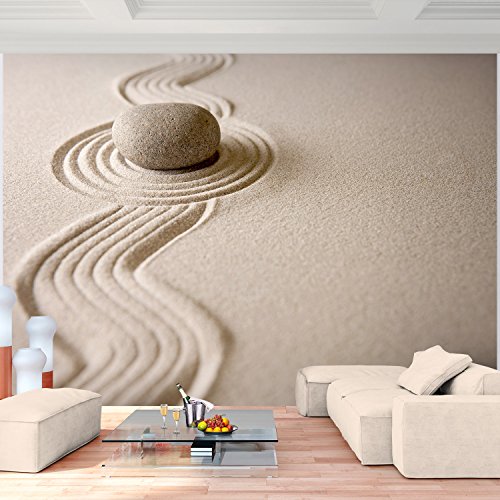 Fototapete Steingarten 396 x 280 cm - Vliestapete - Wandtapete - Vlies Phototapete - Wand - Wandbilder XXL - !!! 100% MADE IN GERMANY !!! Runa Tapete 9059012a