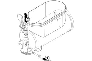 AESAMARKET Contenitore vasca per granitore Ugolini micro Bras B3 granita, crema caffè