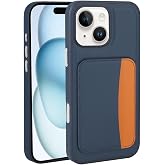 Aksesuarcim Apple iPhone 13 ile Uyumlu Kılıf Silikon Deri G&ouml;r&uuml;n&uuml;ml&uuml; C&uuml;zdan Kartlıklı Darbe Korumalı Stand Olabilen Yeni Tarz 