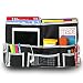Produktbild Fancii Bettkanten-Organiser mit 10 Taschen – Organiser zum Aufhängen für Bücher, Handys, Tablets, Fernbedienung und sämtliches Zubehör– Die beste Lösung für Kopfbretter, Bettgitter, WG- und Wohnheimzimmer, Etagenbetten, Appartements, Badezimmer und Reisen
