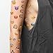 Tattify Assorted Smiley Emoji Temporary Tattoos - Emojis 01 (2 Sheets)