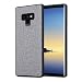 Produktbild Kit Me Out DE® Galaxy Note 9 Schutzhülle Hülle für Rückseite - Kombination aus TPU-Gel & Twill-Stoff - stoßfest & robust - für Sansung Galaxy Note 9 - Grau