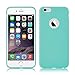 Price comparison product image iPhone 6 Case, JAMMYLIZARD Ultra Slim Silicone Jelly Rubber Back Cover for iPhone 6 / 6s 4.7", Tiffany Blue