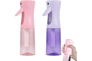 GGUFAY 2x Vaporisateur Cheveux 300ML, Bouteille Vide de Spray Réutilisable pour Cheveux, Flacon pulvérisateur à brume fine pour cheveux