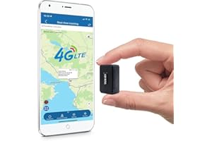TKMARS 4G Mini Localizador GPS Sin Suscripción con Seguimiento en Vivo Rastreador GPS con 1500mAH Bateria para Coche Moto Bicicleta Niño IP65 Impermeable Imán Mini Tracker Gratis App por Vida 4G TK913