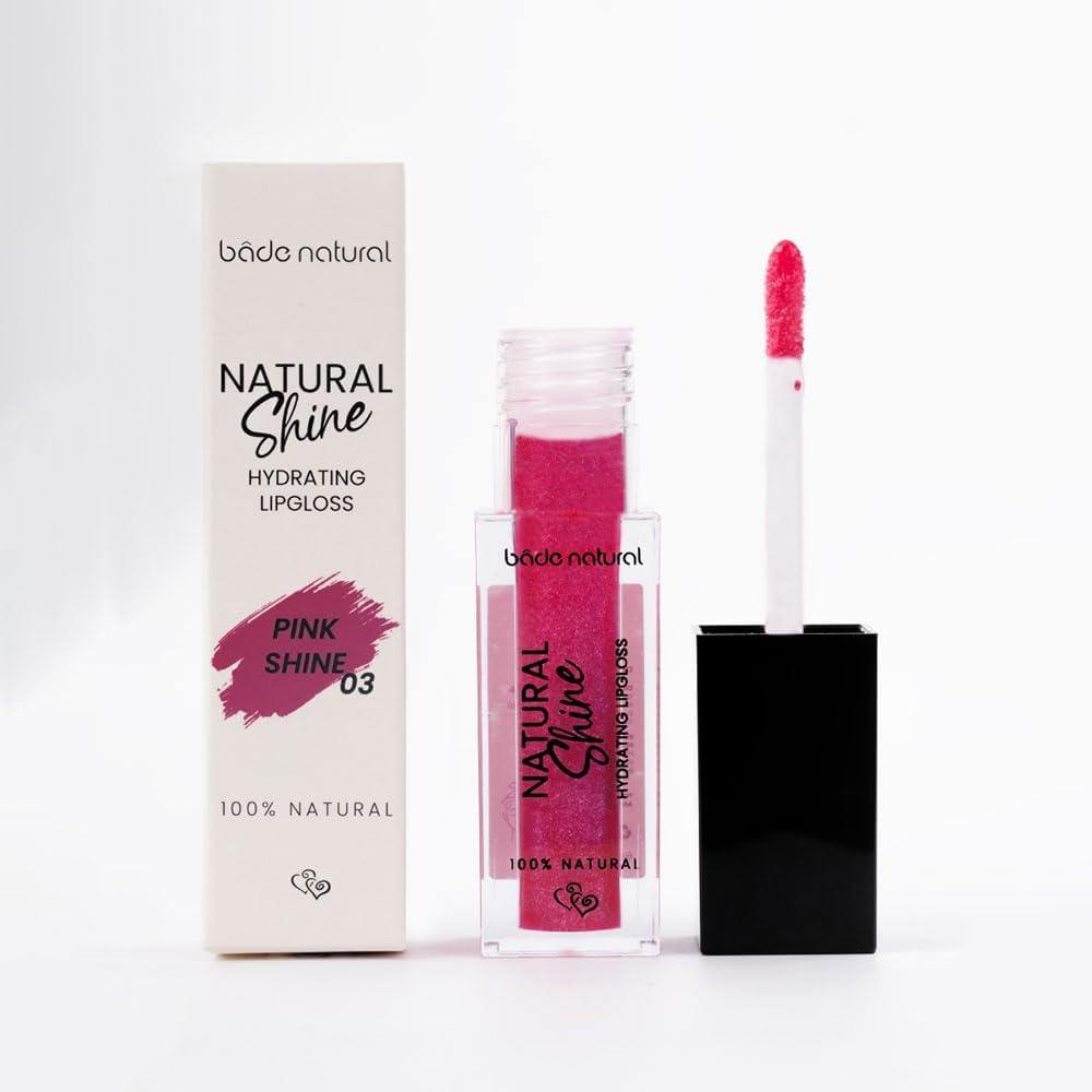 Bade Natural Nemlendirici Lipgloss Pink Shine 03 Dudak Parlatıcısı