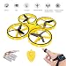 Produktbild Mini-Drohne Interaktive Induktionsdrohne Uhr Schwerkraftsensor Mini RC Quadcopter mit 2 Batterien 2 Controller Infrarot Hindernisvermeidung Höhe 360 ° Flip Helles LED-Licht