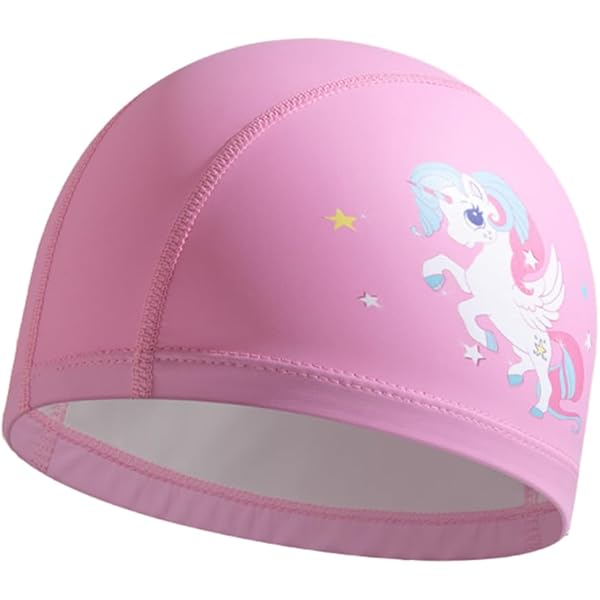 Cuffia Da Nuoto Bambina Con Unicorno - Impermeabile, Per 1-7 Anni, Design Carino - Foto 4