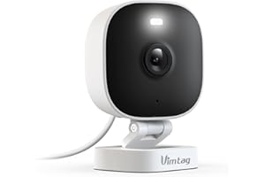 Vimtag WiFi Security Camera Outdoor, 24/7 Recording Wired Camera for Home Security, Color Night Vision,130°Wide Angle, Cloud & SD Storage/AI Detection/2-Way Talk/Support Alexa