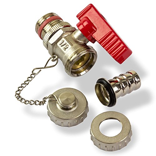 Stabilo-Sanitaer Kleiner KFE Kugelhahn 1/ 2 Zoll DN15 Kesselablassventil Ablasshahn Ablassventil Kugelventil Absperrventil Druckkessel - 2