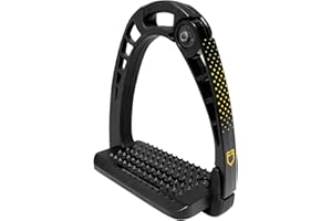 Equestro Steigbügel für Kinder bis 65kg, Farbe:Black