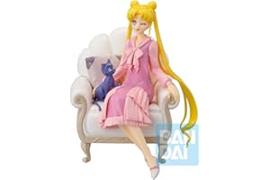 ICHIBANSHO FIGURE Banpresto SAILOR MOON COSMOS - Usagi & Luna - Figurine Antique Style 13cm