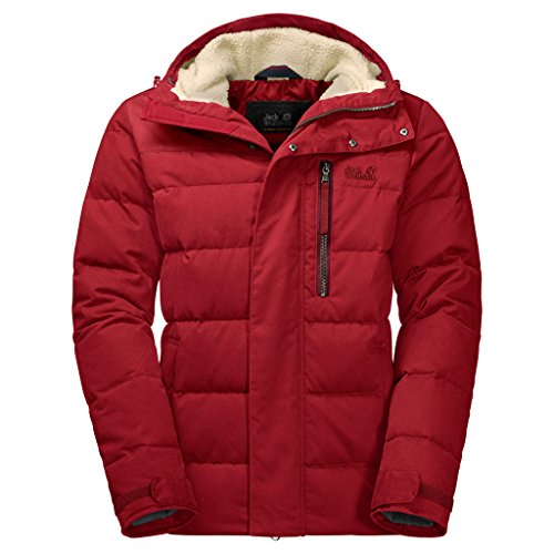 Preisvergleich Produktbild JACK WOLFSKIN Herren Daunenjacke LAKOTA JACKET, indian red, XL, 1203791-2210005