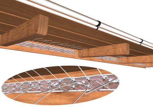 5 Meter (10 St.) Schwalbenabwehr Schwalbenabwehrspikes Taubenabwehr komplett aus Edelstahl, 50 cm lang - 2