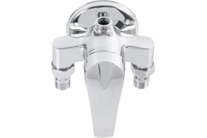 EJOYOUS Valvola Miscelatrice per Rubinetto Doccia, Rubinetti da Bagno G1/2In Argento Doccia Vasca da Bagno Valvola Corpo Doccia Rubinetti da Bagno Kit Doccia Doccia Maniglie Doccia