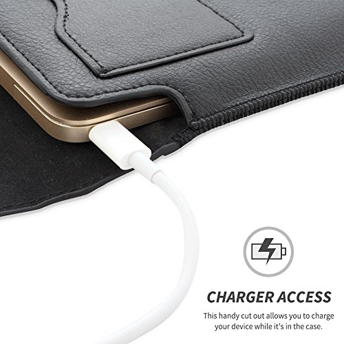 Macbook 12 Sleeve (Schwarz), Snugg – Hülle mit lebenslanger Garantie für Macbook 12 - 3